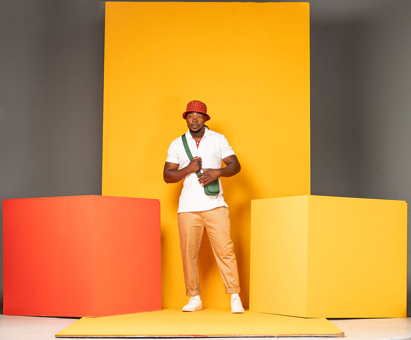 Adults Unisex Bucket Hat in Shweshwe Fabric