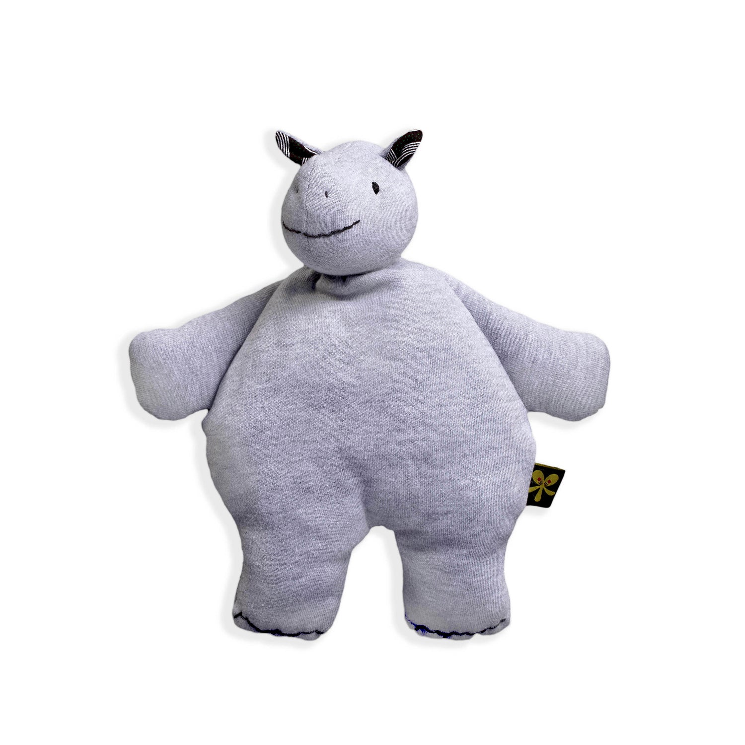 Animal Snuggles Shweshwe Rhino Front