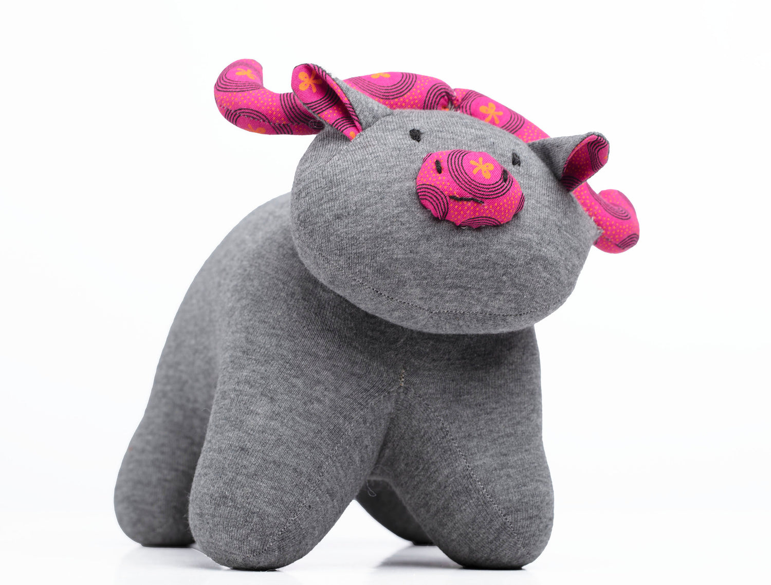 Shweshwe Animal Toys Buffalo Front Right