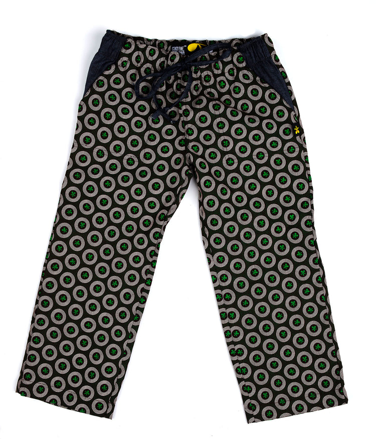 Kiddies Shweshwe Pants Brown