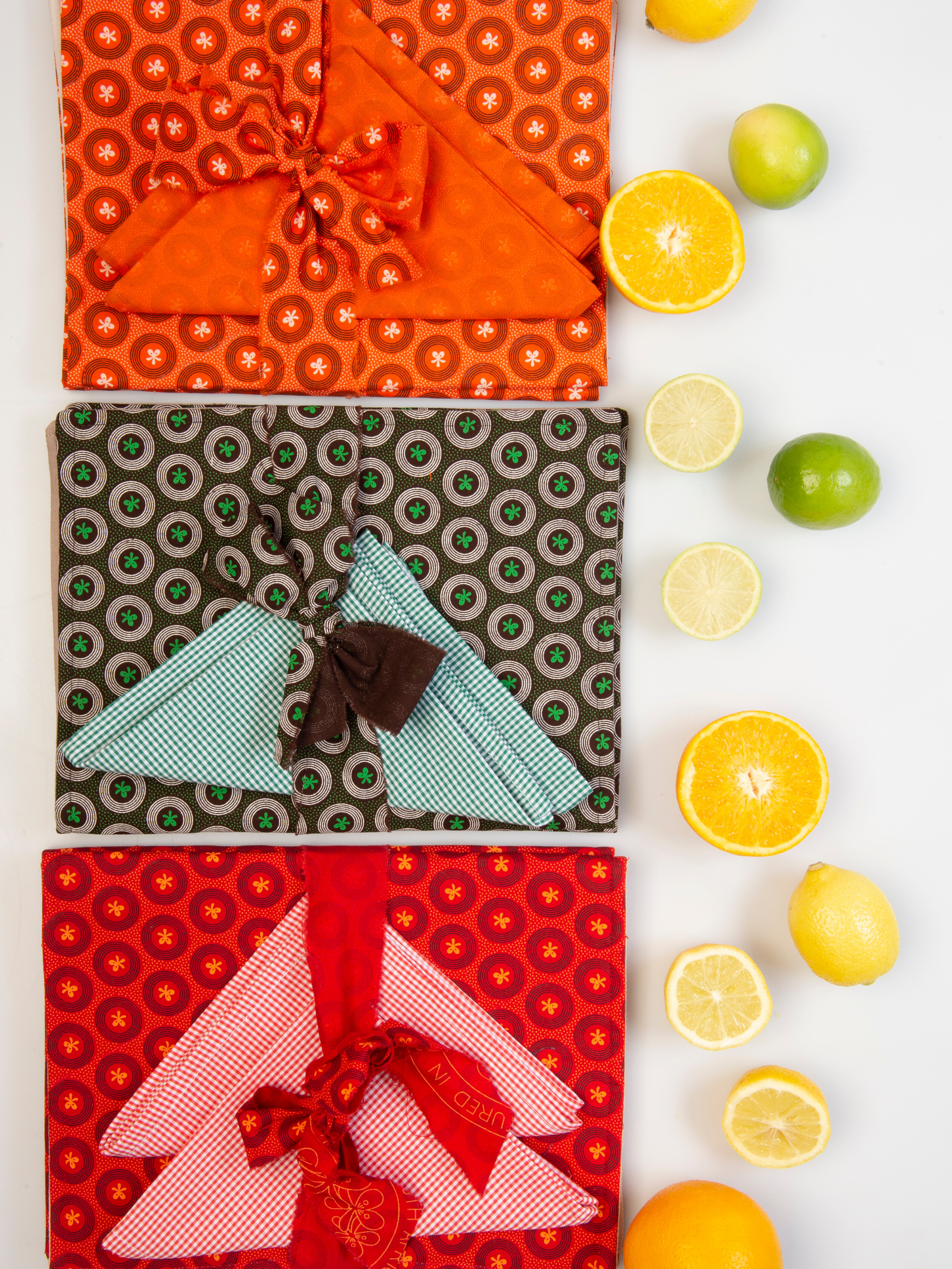 Shweshwe Placemats and Serviettes Group