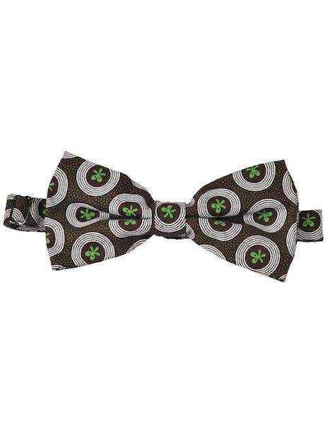 Bow Ties Shweshwe Brown