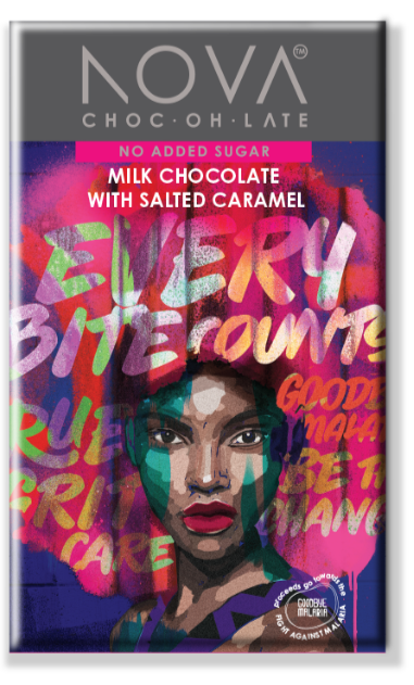 NOVA Milk Chocolate with Salted Caramel