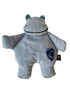 Animal Snuggles Shweshwe Hippo Front