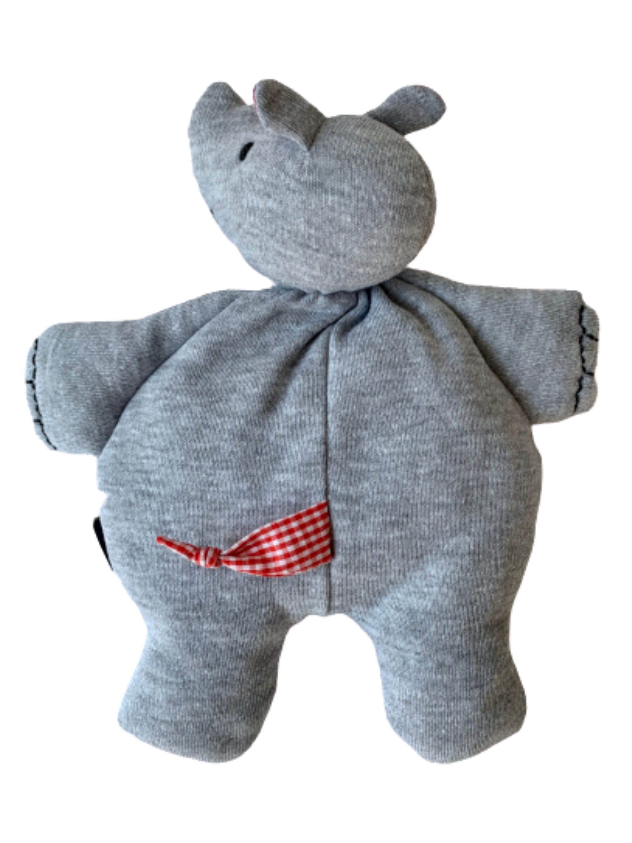 Animal Snuggles Shweshwe Rhino Back