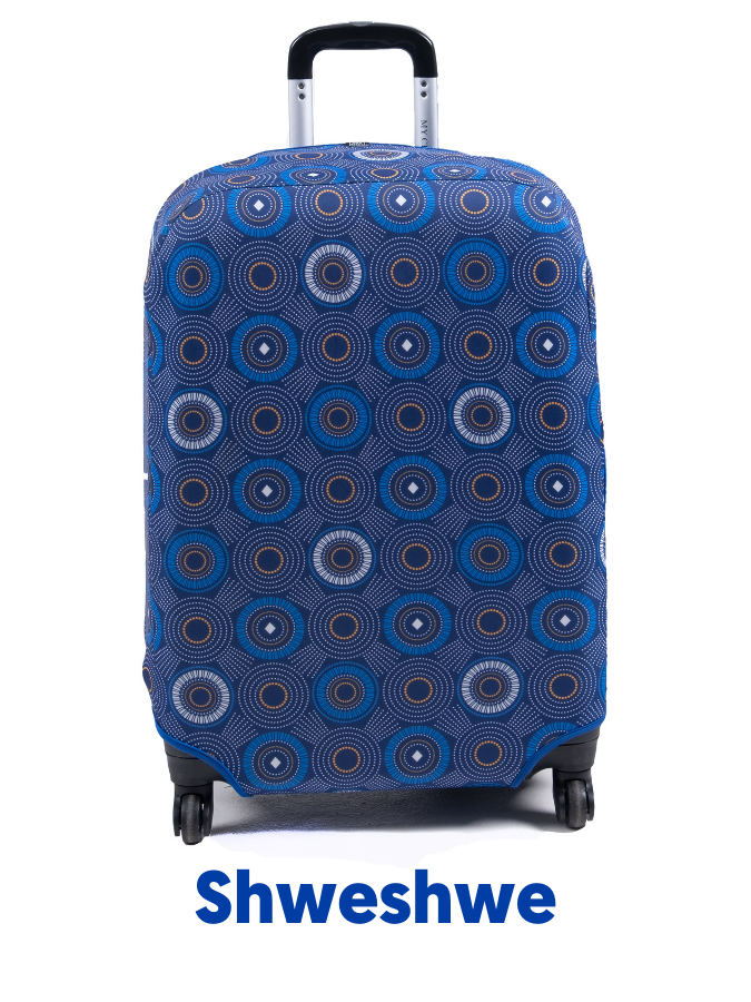 Suitcase Slipcover Shweshwe Single