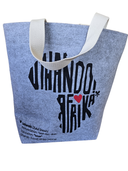 &quot;Uthando&quot; Felt Shopper