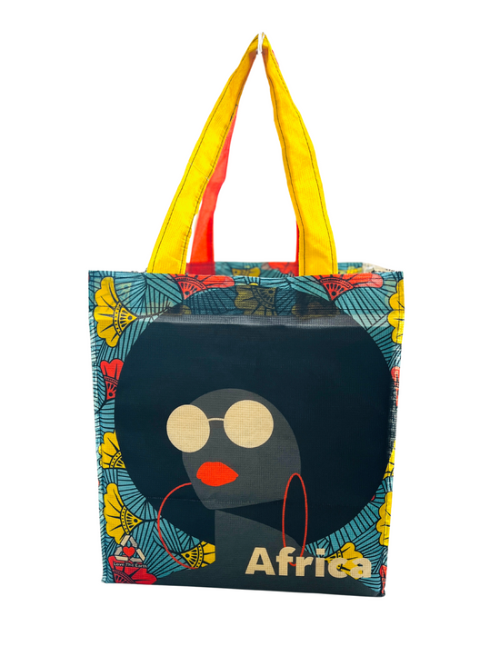 Recycled Shopper "Afro"