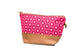 Large Cosmetic Bag with Pleather