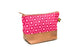 Large Cosmetic Bag with Pleather