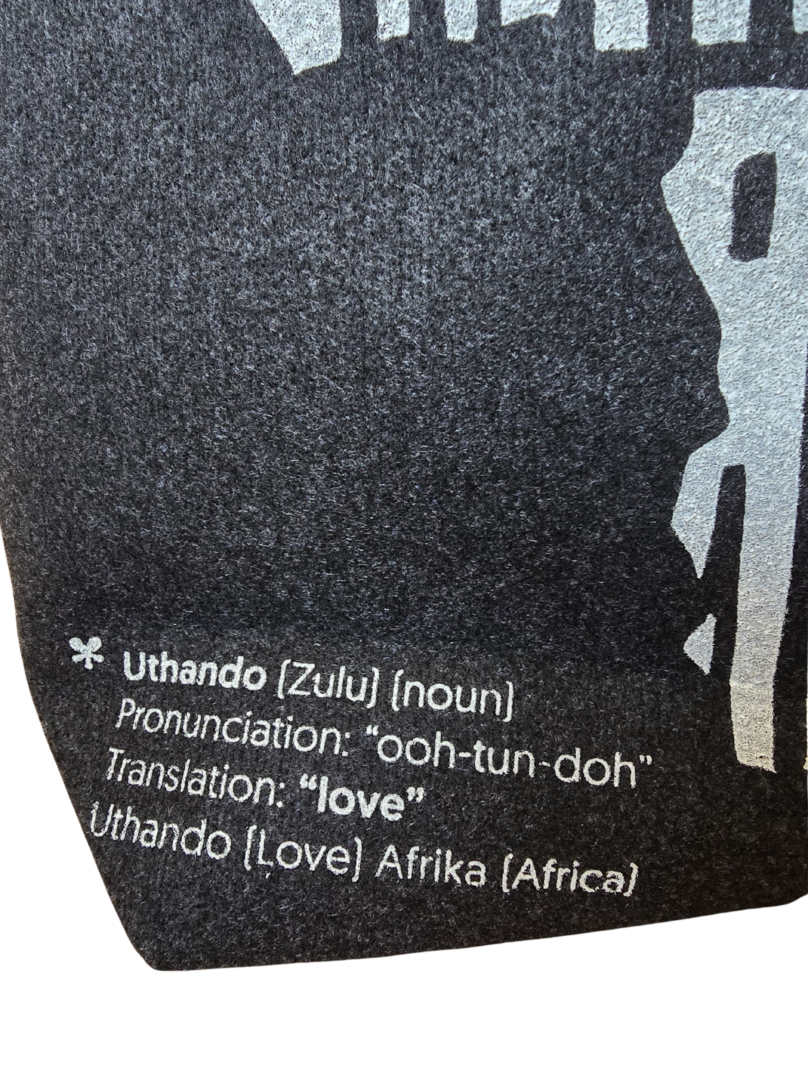 &quot;Uthando&quot; Felt Shopper