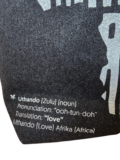 &quot;Uthando&quot; Felt Shopper