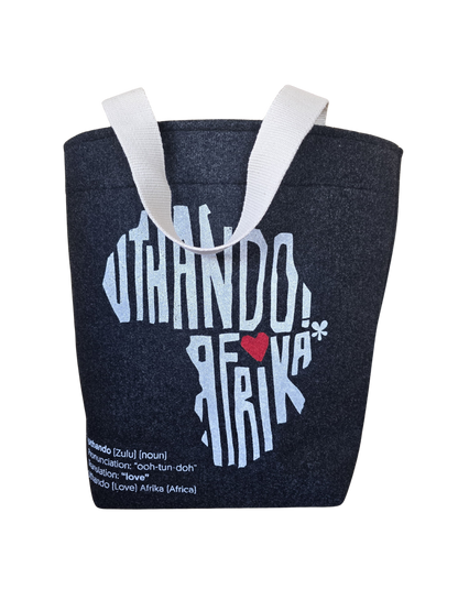 &quot;Uthando&quot; Felt Shopper