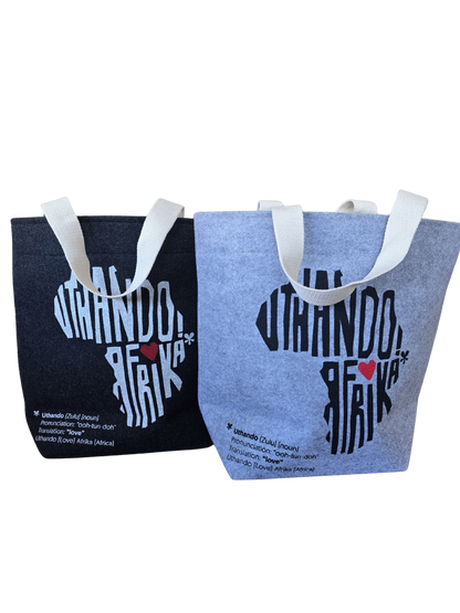 &quot;Uthando&quot; Felt Shopper