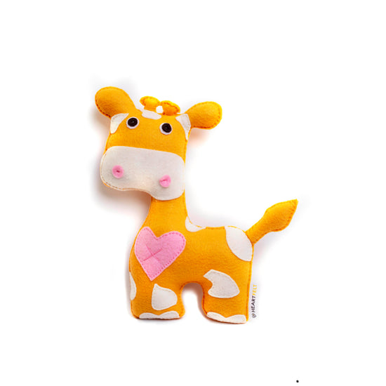Soft Toys in Felt Giraffe