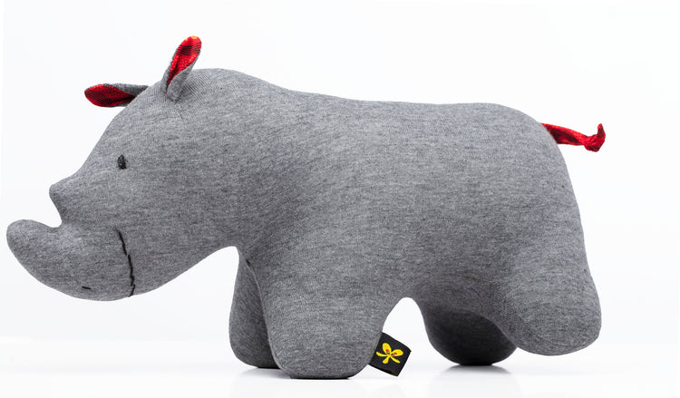 Shweshwe Animal Toys Rhino Side