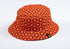 Adults Shweshwe Bucket Hat Orange