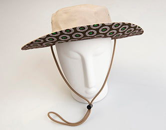 Adults Shweshwe Bush Hat with Brim