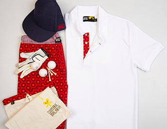 Adults Shweshwe Golf Shirt Gift Idea Shorts & Cap