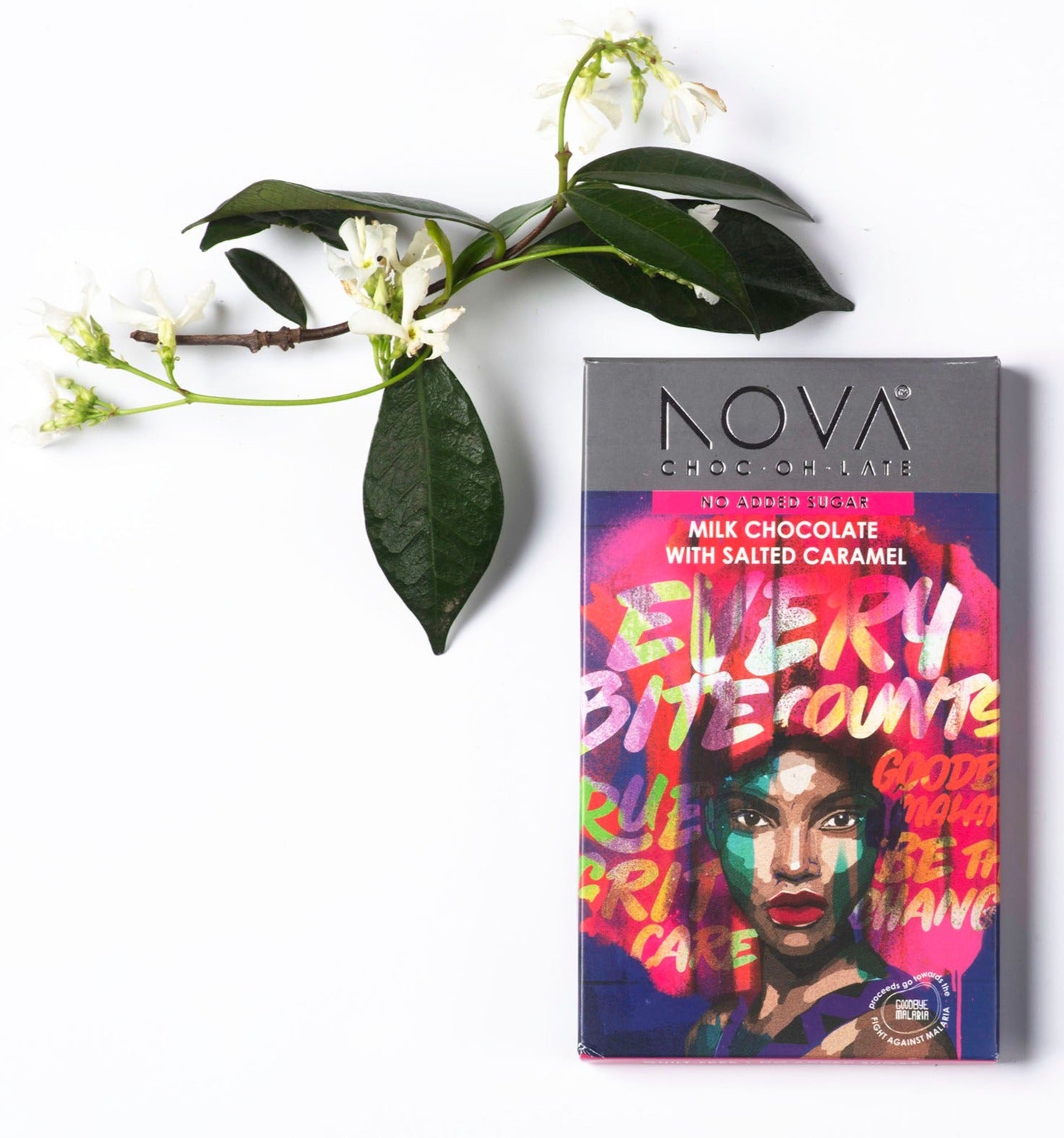 NOVA Milk Chocolate with Salted Caramel - &quot;Every Bite Counts&quot;