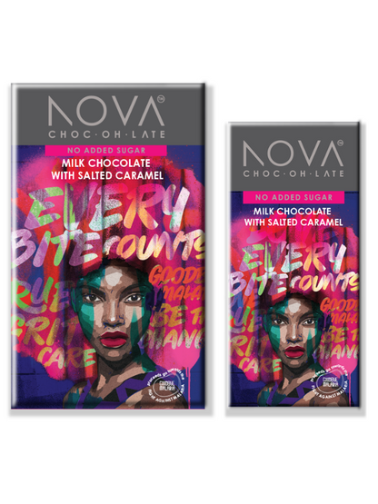 NOVA Milk Chocolate with Salted Caramel