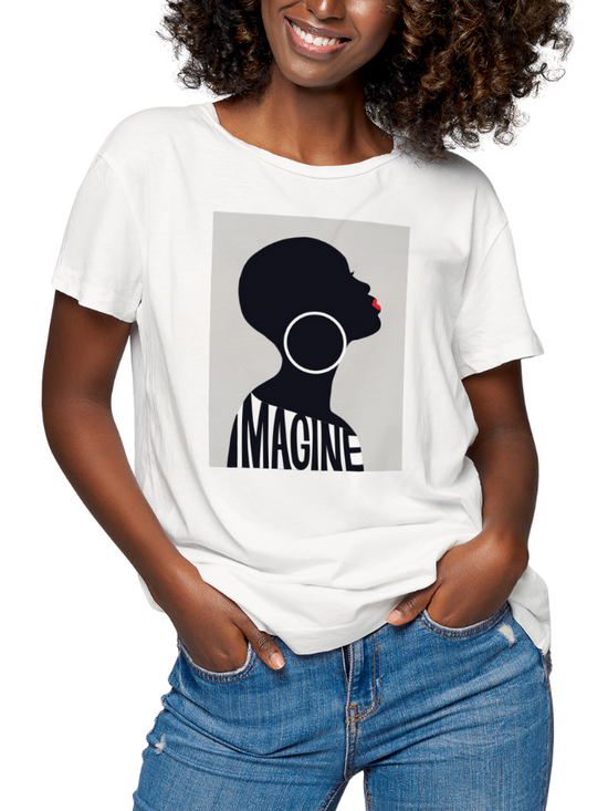 Adults T-shirt "Imagine" Front